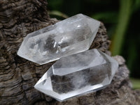 Polished Double Terminated Quartz Crystals x 35 From Madagascar