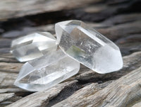 Polished Double Terminated Quartz Crystals x 35 From Madagascar