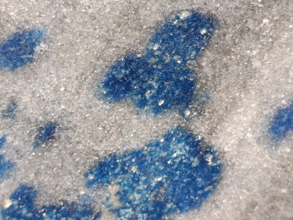 Polished Blue Spinel Spotted Quartz Standing Free Forms x 2 From Madagascar - Toprock Gemstones and Minerals 