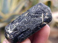Natural Black Tourmaline Double Terminated Crystals x 35 From Zimbabwe