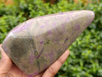 Polished Stichtite Standing Free Forms x 5 From Barberton, South Africa