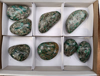Polished Emerald Mica In Matrix Free Forms x 8 From Mutoko, Zimbabwe - Toprock Gemstones and Minerals 