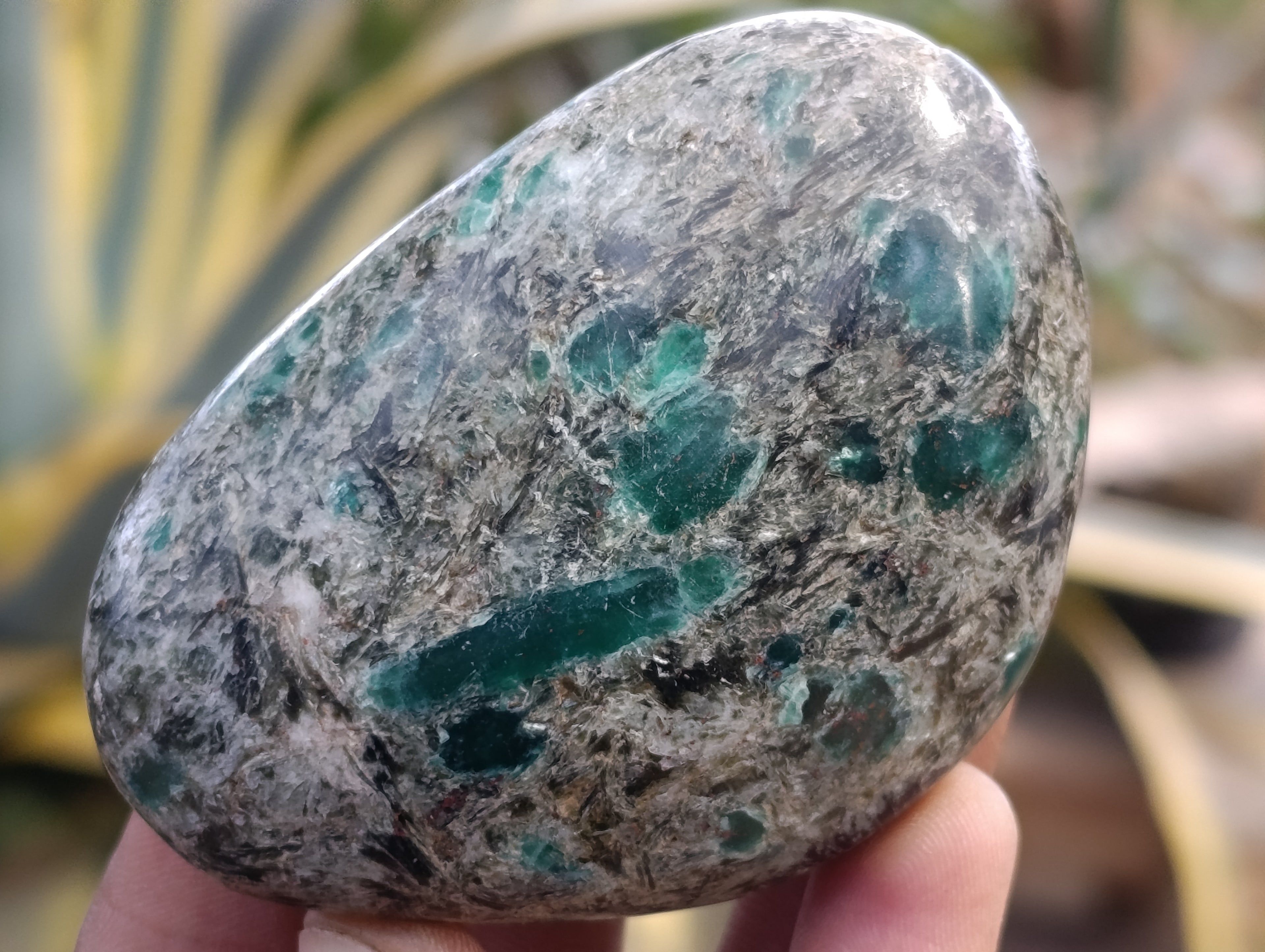 Polished Emerald Mica In Matrix Free Forms x 8 From Mutoko, Zimbabwe - Toprock Gemstones and Minerals 