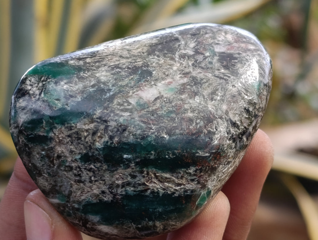 Polished Emerald Mica In Matrix Free Forms x 8 From Mutoko, Zimbabwe - Toprock Gemstones and Minerals 