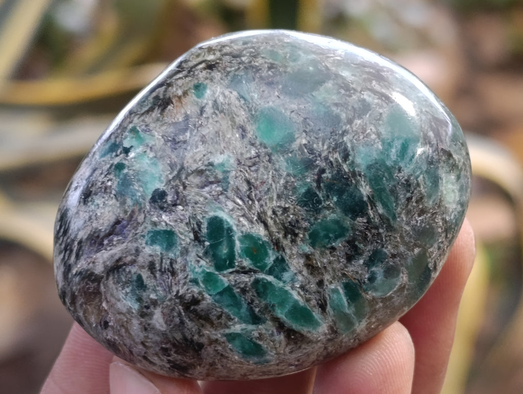 Polished Emerald Mica In Matrix Free Forms x 8 From Mutoko, Zimbabwe - Toprock Gemstones and Minerals 