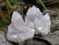 Natural Amethyst Spirit Quartz Clusters x 6 From Boekenhouthoek, South Africa