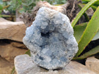 Natural Blue Celestite Geode Specimen x 1 From Sakoany, Madagascar - Toprock Gemstones and Minerals 