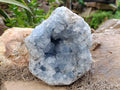 Natural Blue Celestite Geode Specimen x 1 From Sakoany, Madagascar - Toprock Gemstones and Minerals 