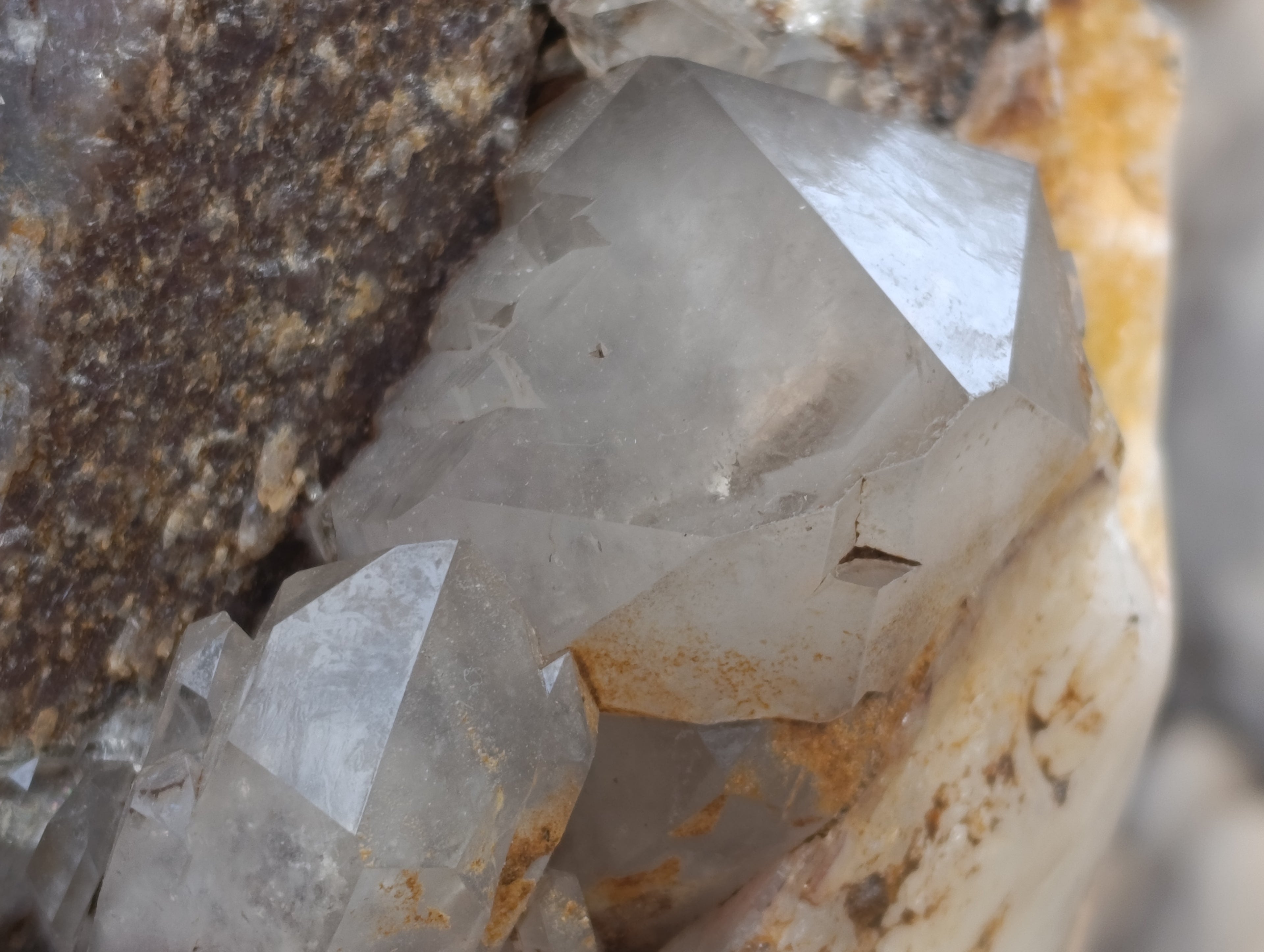 Natural Extra Large Hematoid Quartz Cluster x 1 From Zambia - Toprock Gemstones and Minerals 