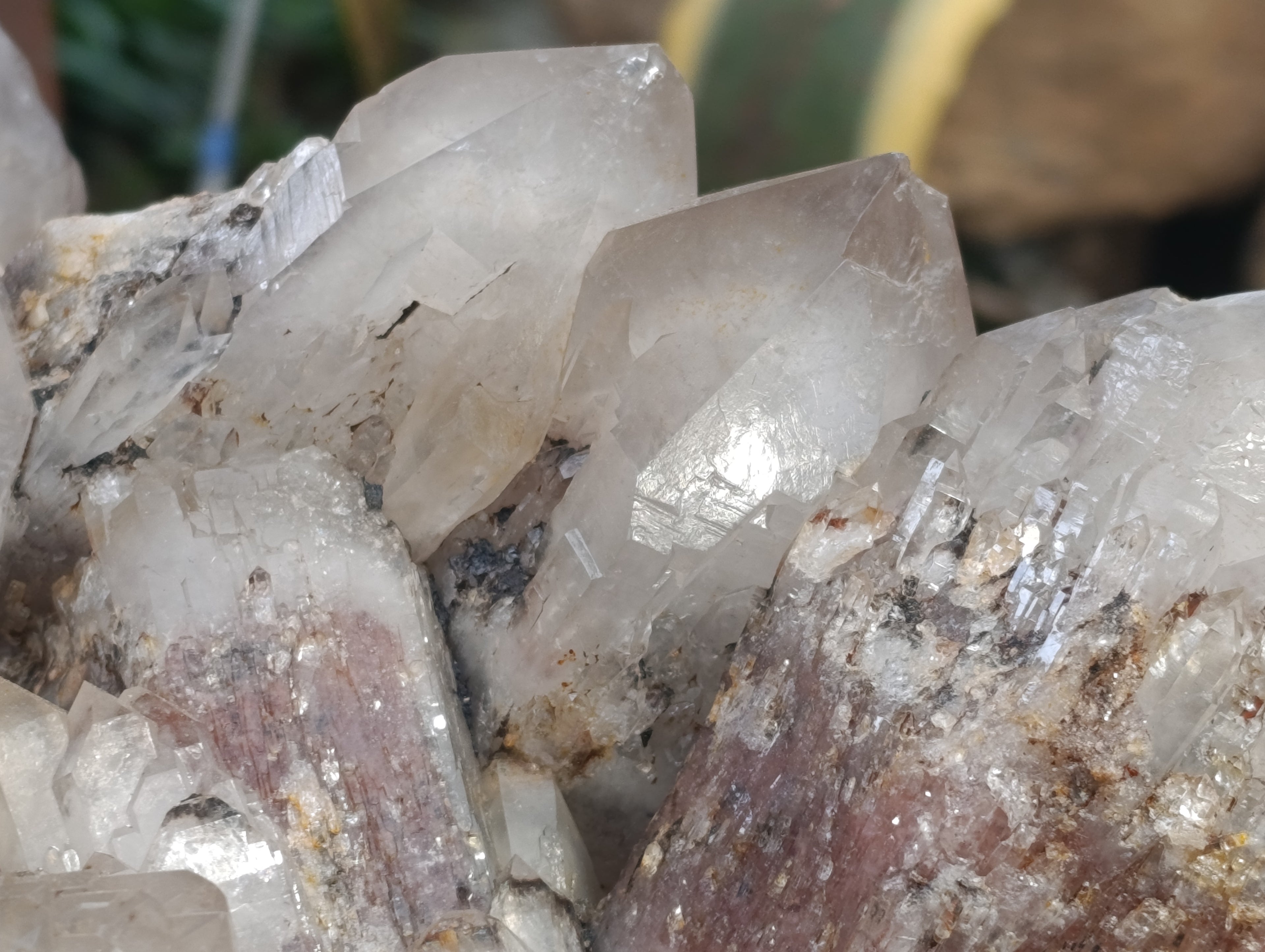 Natural Extra Large Hematoid Quartz Cluster x 1 From Zambia - Toprock Gemstones and Minerals 
