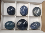 Polished Lazulite Free Forms x 6 From Madagascar - Toprock Gemstones and Minerals 