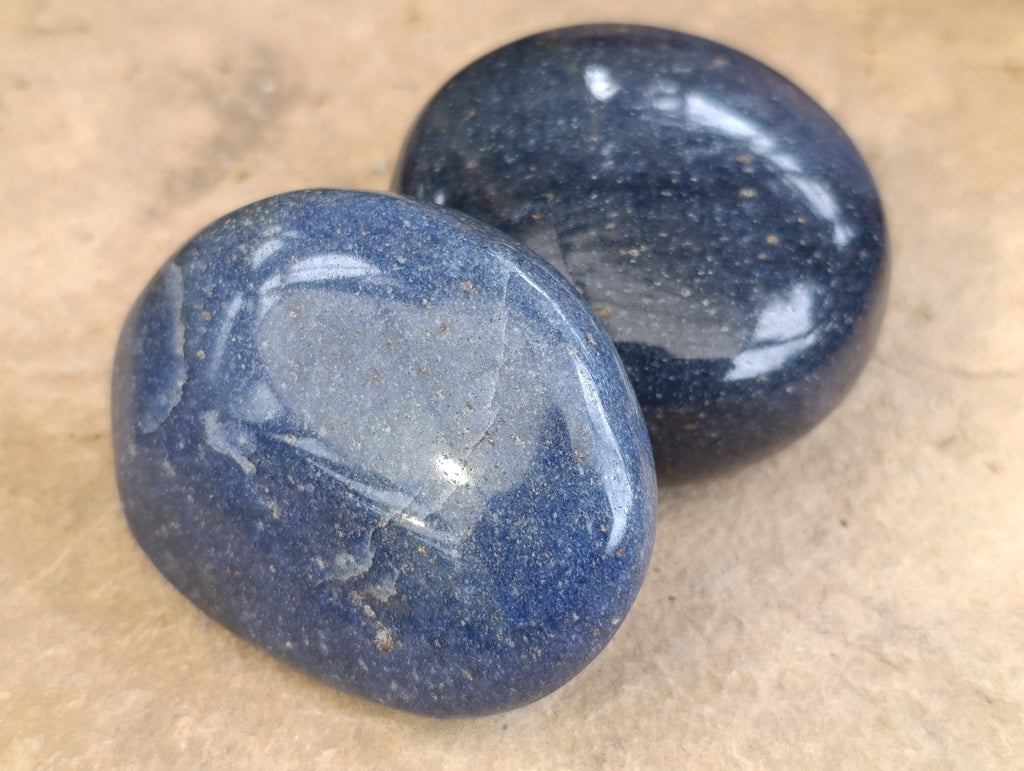 Polished Lazulite Free Forms x 6 From Madagascar - Toprock Gemstones and Minerals 