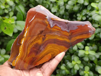Polished On One Side Nguni Jasper Specimens x 10 From Prieska, South Africa