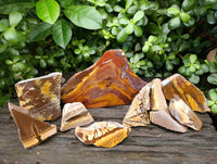 Polished On One Side Nguni Jasper Specimens x 10 From Prieska, South Africa