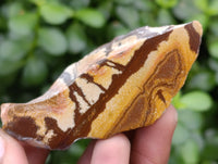 Polished On One Side Nguni Jasper Specimens x 10 From Prieska, South Africa