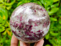 olished Rubellite Pink Tourmaline Spheres x 3 From Ambatondrazaka, Madagascar