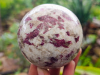 olished Rubellite Pink Tourmaline Spheres x 3 From Ambatondrazaka, Madagascar