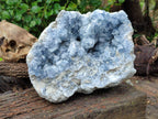 Natural Large Blue Celestite Geode Specimen x 1 From Sakoany, Madagascar - Toprock Gemstones and Minerals 