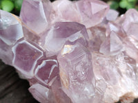 Natural Jacaranda Amethyst Quartz Cluster x 2 From Mumbwa, Zambia - Toprock Gemstones and Minerals 