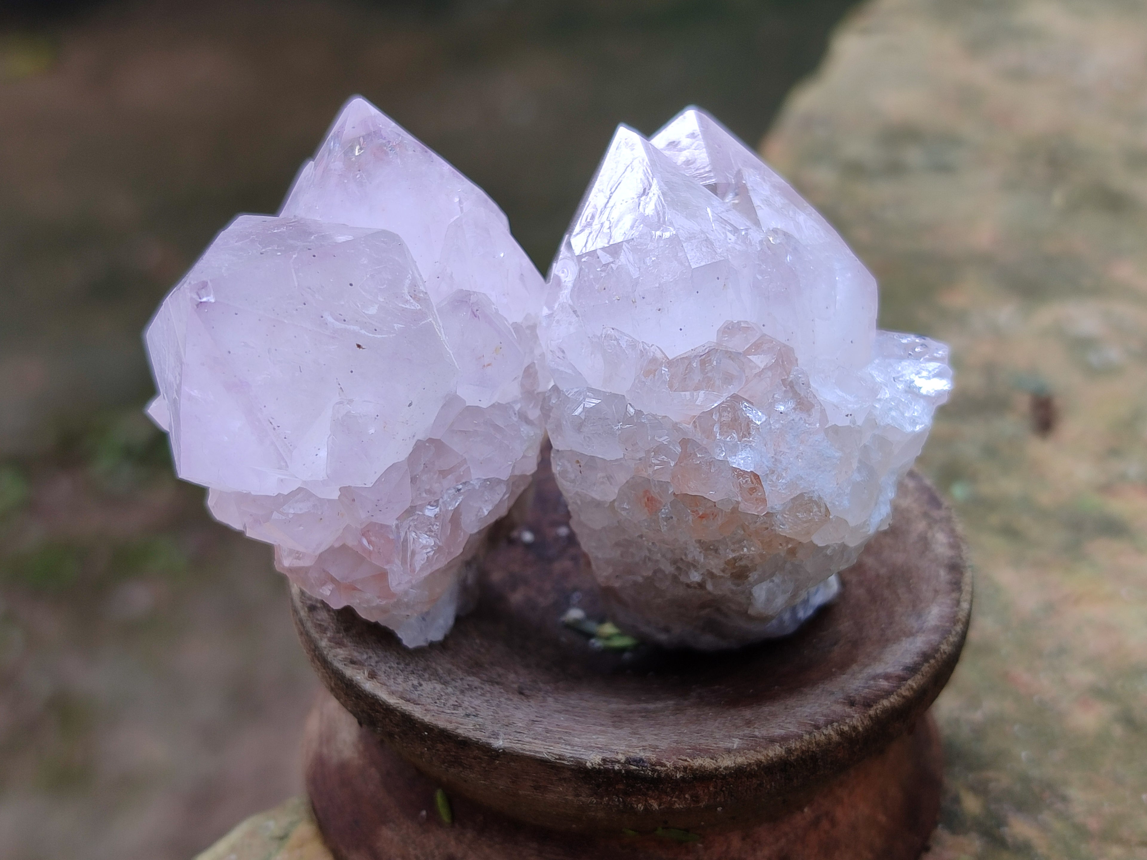 Natural Amethyst Spirit Quartz Clusters x 12 From Boekenhouthoek, South Africa - Toprock Gemstones and Minerals 