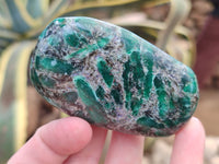 Polished Emerald Mica In Matrix Free Forms x 6 From Mutoko, Zimbabwe - Toprock Gemstones and Minerals 