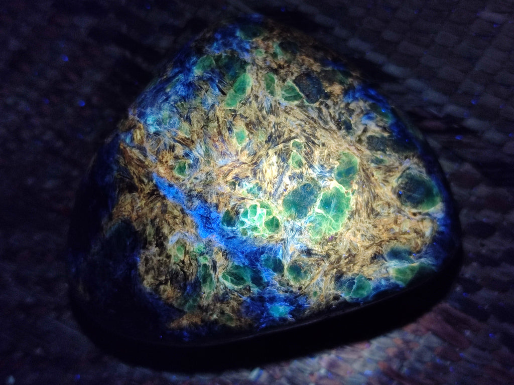 Polished Emerald Mica In Matrix Free Forms x 6 From Mutoko, Zimbabwe - Toprock Gemstones and Minerals 