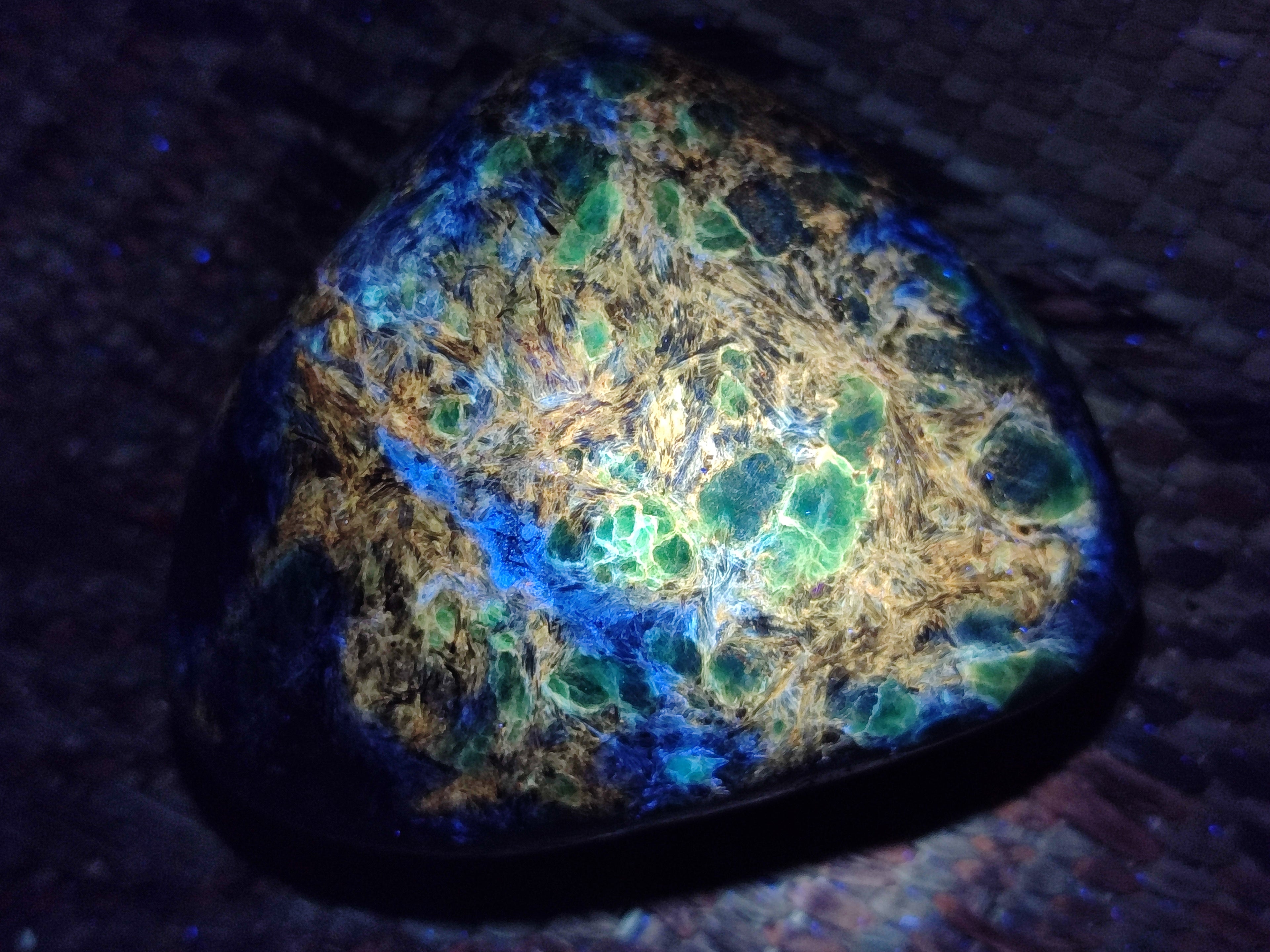 Polished Emerald Mica In Matrix Free Forms x 6 From Mutoko, Zimbabwe - Toprock Gemstones and Minerals 