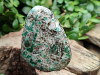 Polished Emerald Mica In Matrix Free Forms x 6 From Mutoko, Zimbabwe - Toprock Gemstones and Minerals 