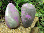 Polished Stichtite Standing Free Forms x 2 From Barberton, South Africa - Toprock Gemstones and Minerals 