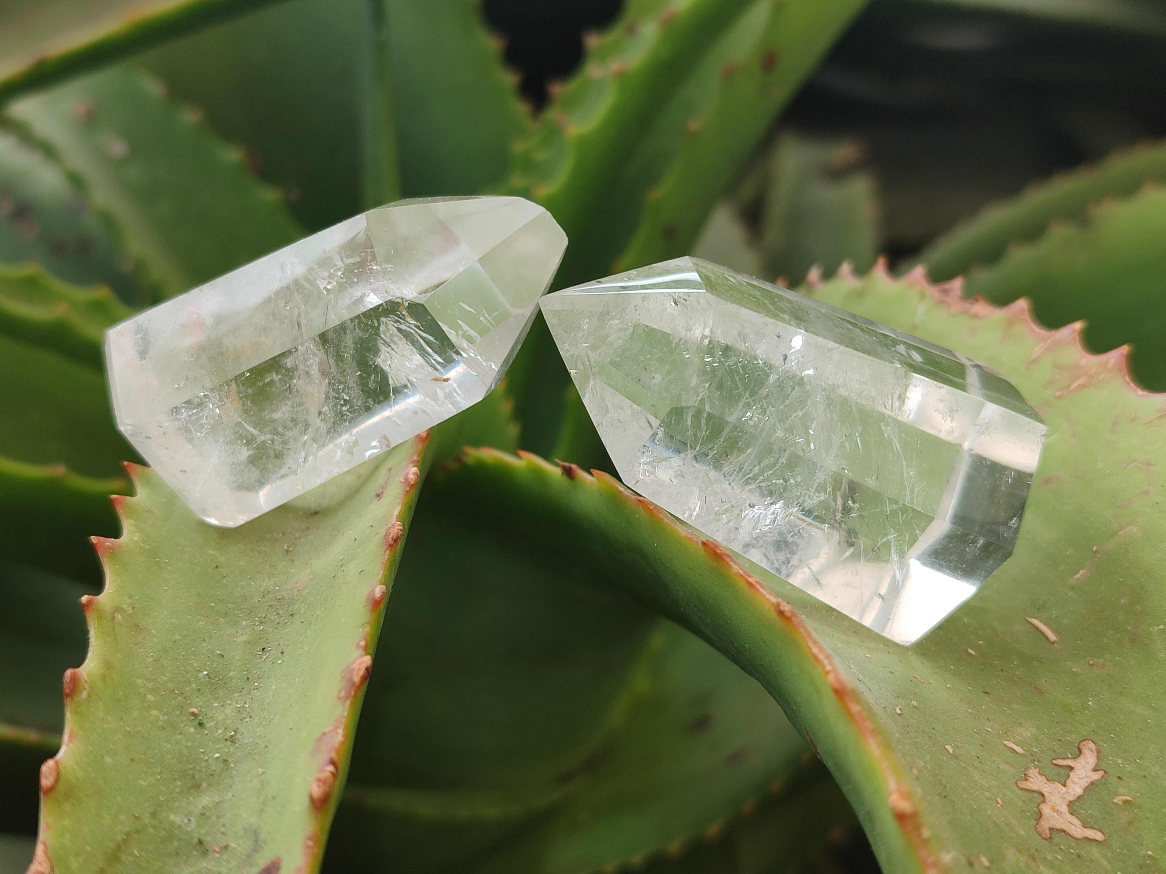 Polished Clear Quartz Crystals x 20 From Madagascar - Toprock Gemstones and Minerals 