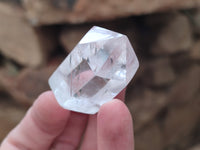 Polished Clear Quartz Crystals x 20 From Madagascar