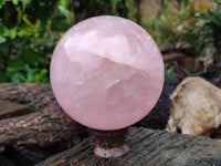 Polished Gemmy Rose Quartz Sphere x 1 From Ambatondrazaka, Madagascar