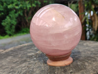 Polished Gemmy Rose Quartz Sphere x 1 From Ambatondrazaka, Madagascar