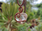 Hand Made Copper Wire Wrapped Pendants x 6 From Southern Africa - Toprock Gemstones and Minerals 
