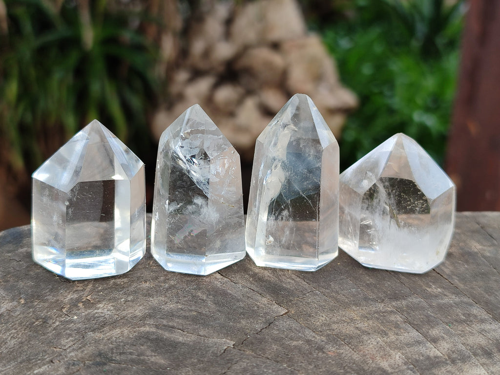 Polished Clear Quartz Crystals x 35 From Madagascar - Toprock Gemstones and Minerals 