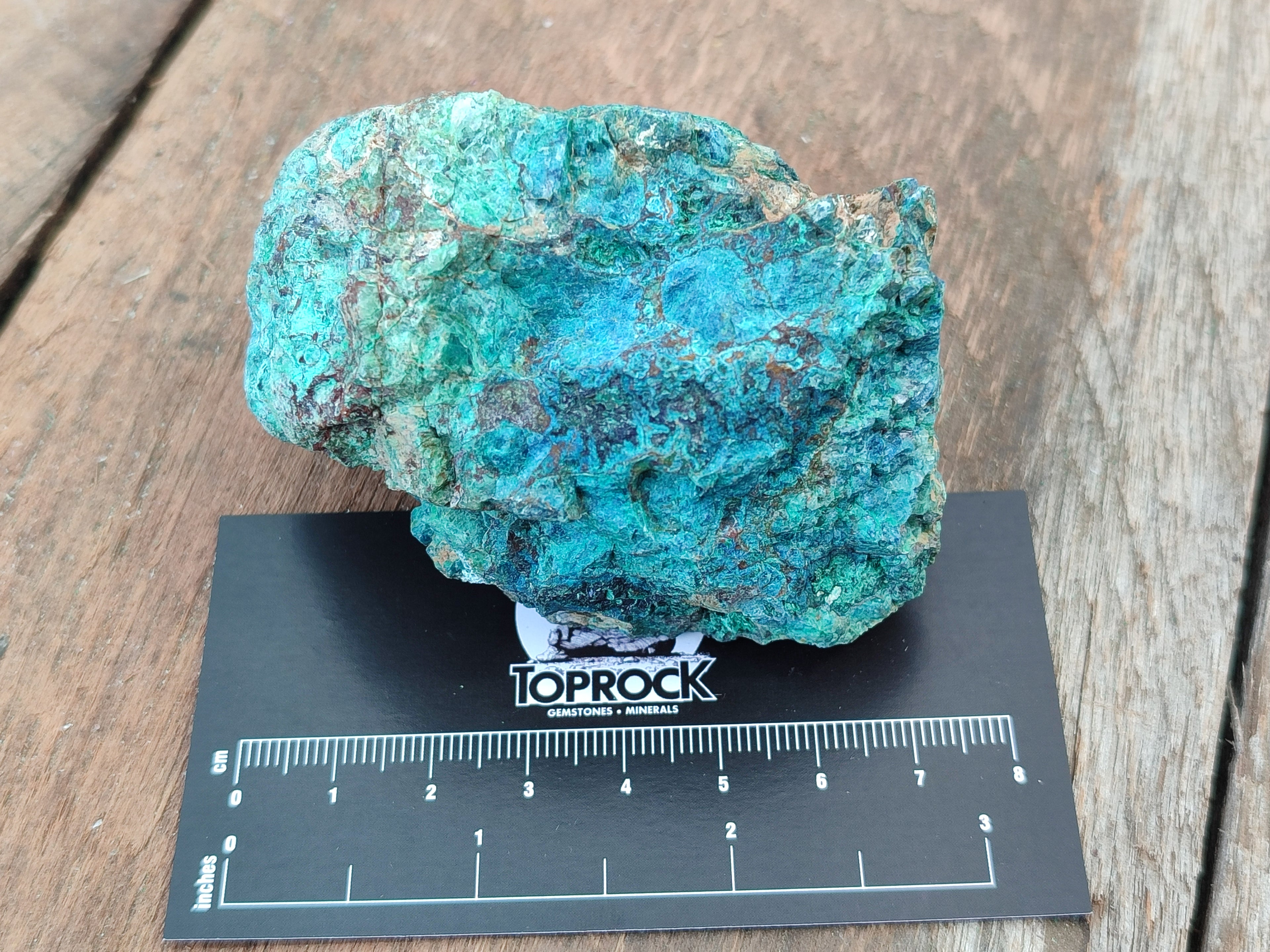Natural Shattuckite with Chrysocolla Cobbed Specimens x 12 From Kaokoveld, Namibia - Toprock Gemstones and Minerals 