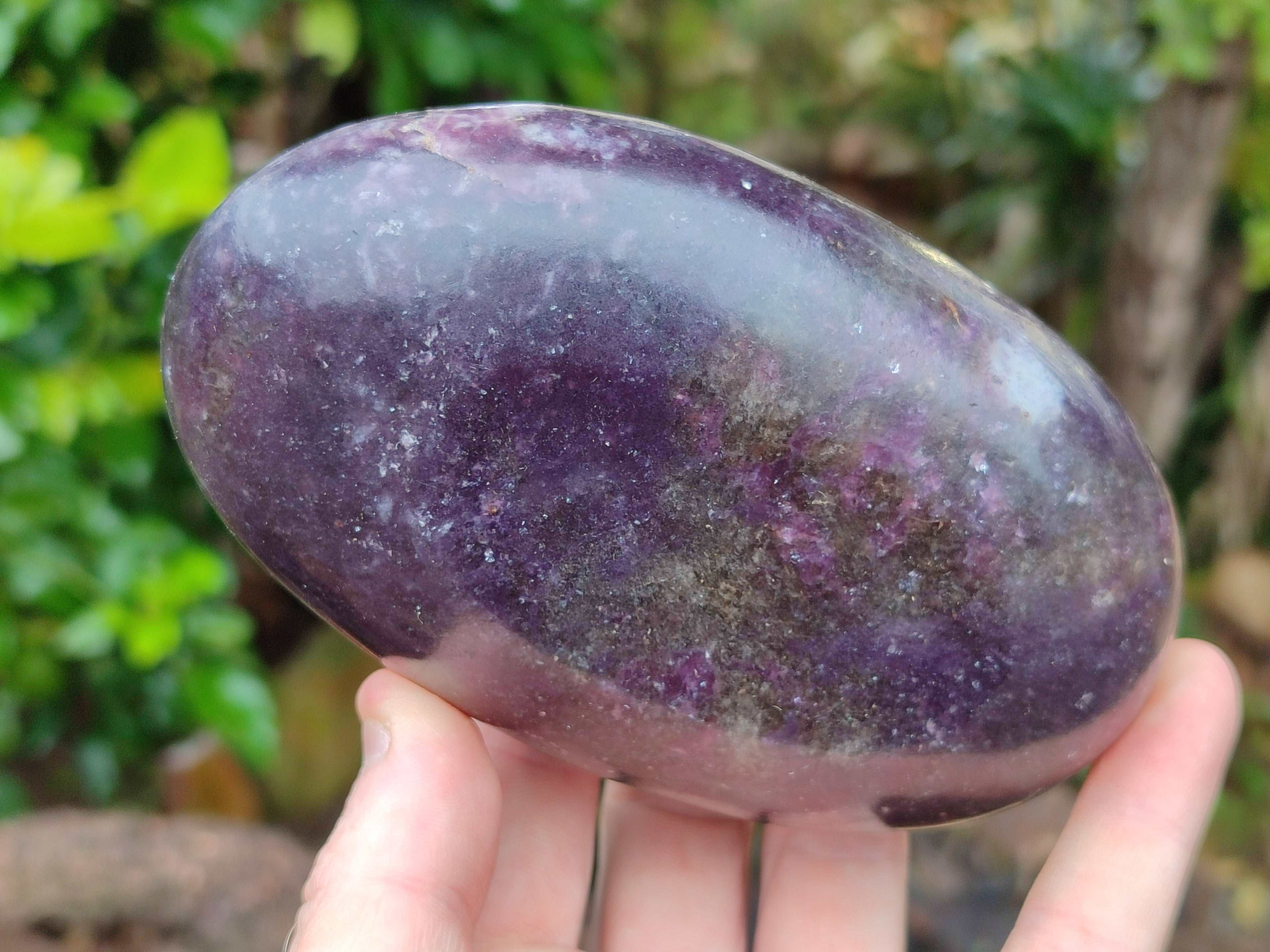 Polished Lepidolite Free Forms x 3 From Zimbabwe - Toprock Gemstones and Minerals 