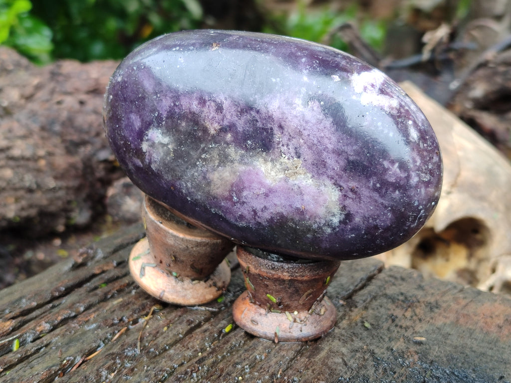 Polished Lepidolite Free Forms x 3 From Zimbabwe - Toprock Gemstones and Minerals 