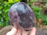 Polished Lepidolite Free Forms x 3 From Zimbabwe