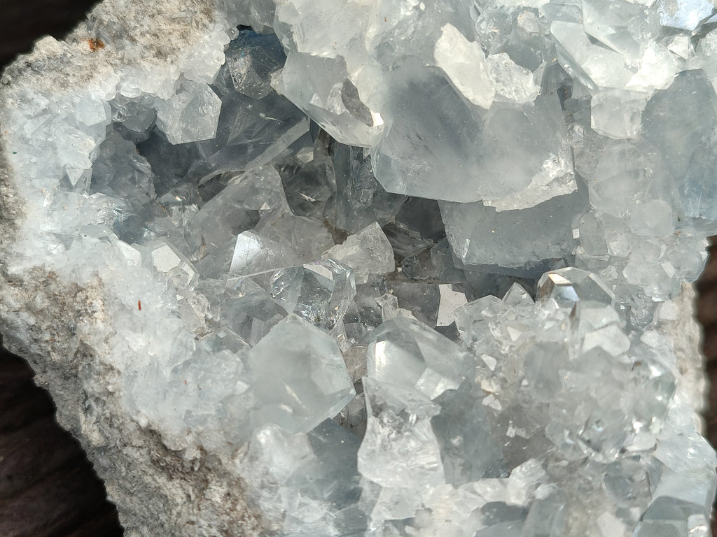 Natural Celestite Geode Specimen x 1 From Sakoany, Madagascar - Toprock Gemstones and Minerals 