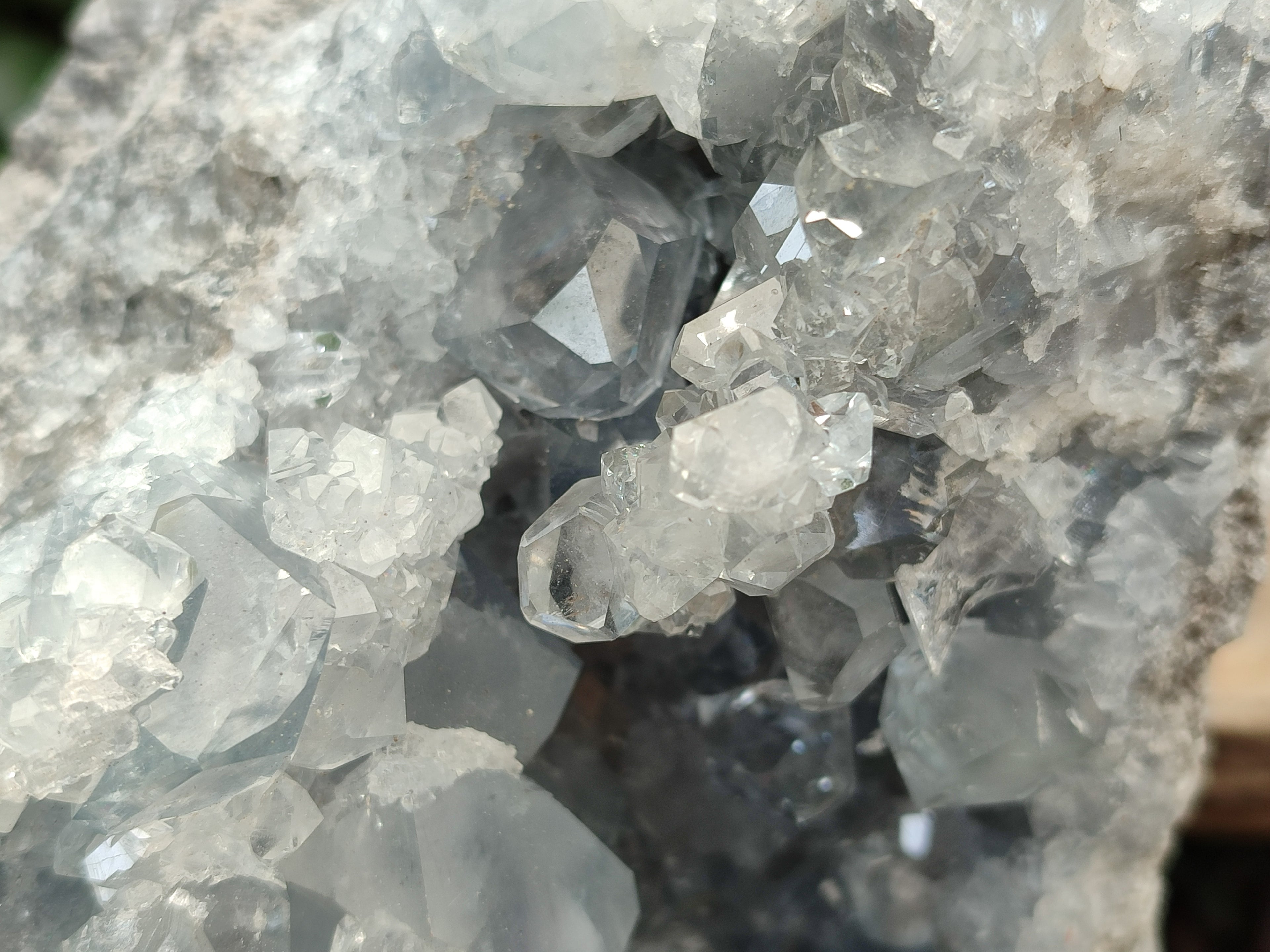 Natural Celestite Geode Specimen x 1 From Sakoany, Madagascar - Toprock Gemstones and Minerals 