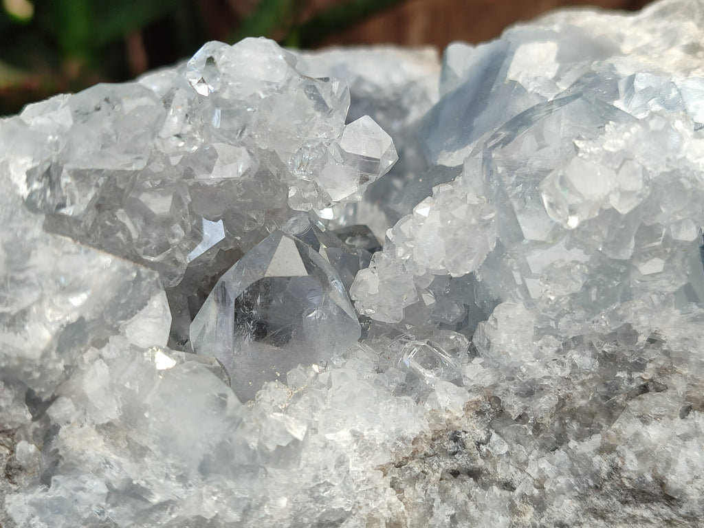 Natural Celestite Geode Specimen x 1 From Sakoany, Madagascar - Toprock Gemstones and Minerals 