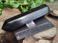Polished Black Basalt Points x 6 From Antsirabe, Madagascar