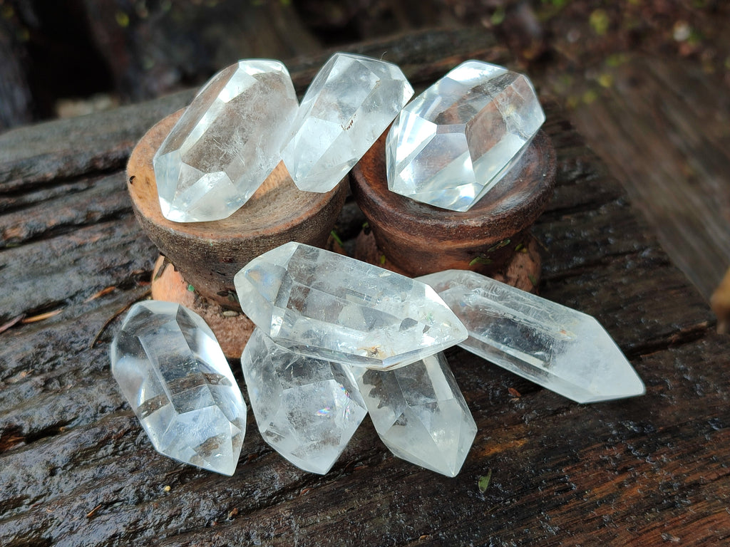 Polished Double Terminated Quartz Crystals x 35 From Madagascar - Toprock Gemstones and Minerals 