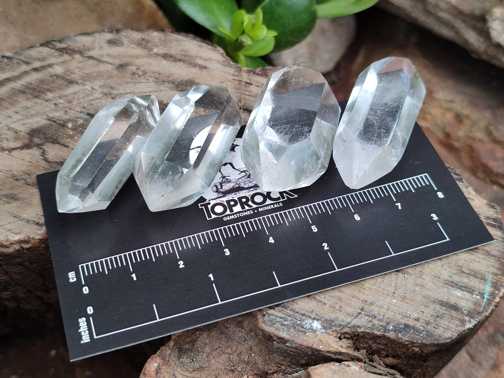 Polished Double Terminated Quartz Crystals x 35 From Madagascar - Toprock Gemstones and Minerals 