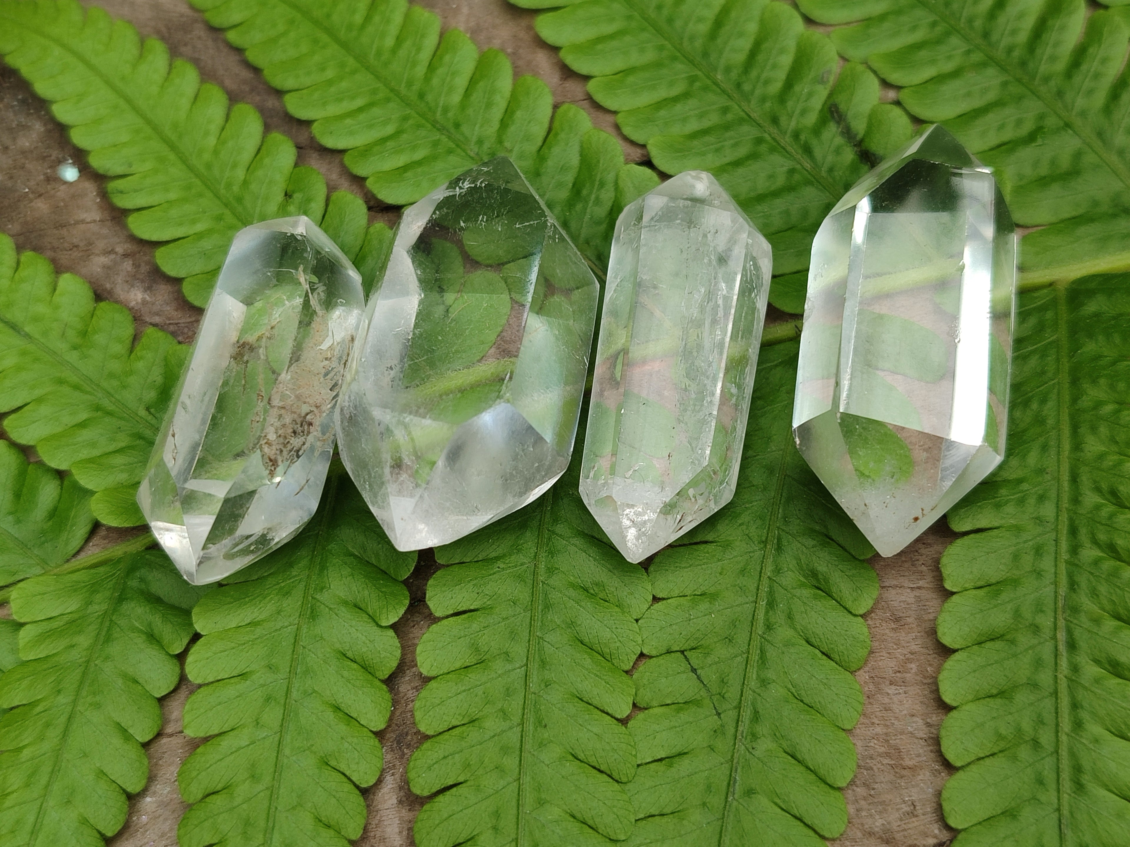 Polished Double Terminated Quartz Crystals x 35 From Madagascar - Toprock Gemstones and Minerals 