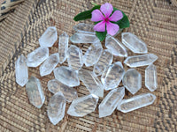 Polished Double Terminated Quartz Crystals x 35 From Madagascar
