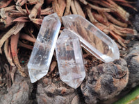 Polished Double Terminated Quartz Crystals x 35 From Madagascar