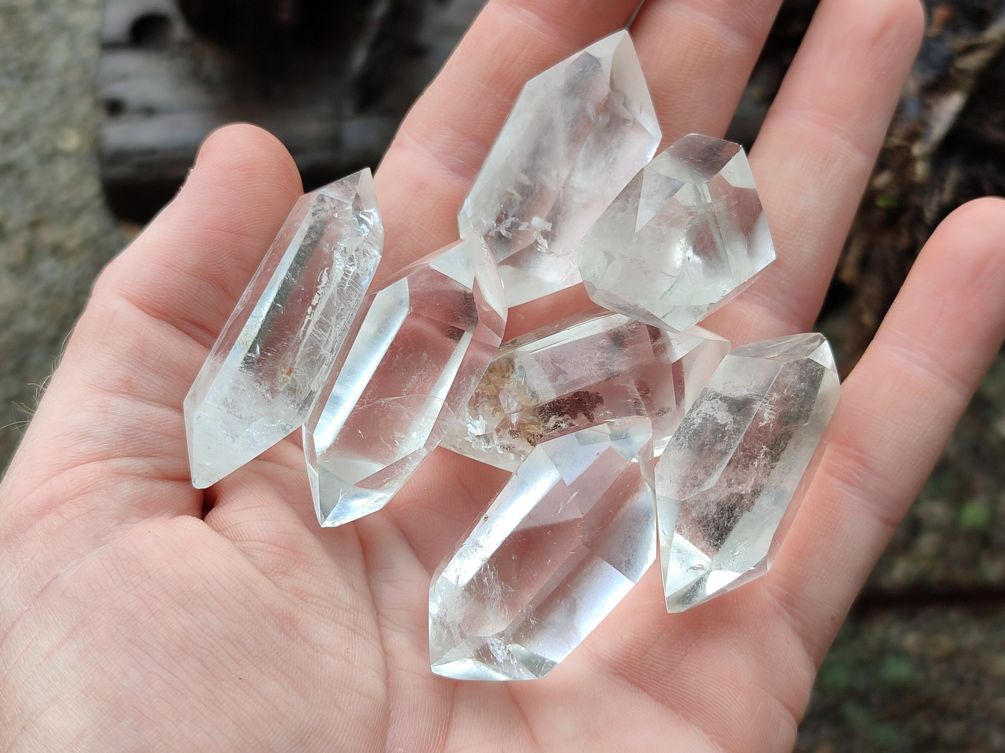 Polished Double Terminated Quartz Crystals x 35 From Madagascar - Toprock Gemstones and Minerals 