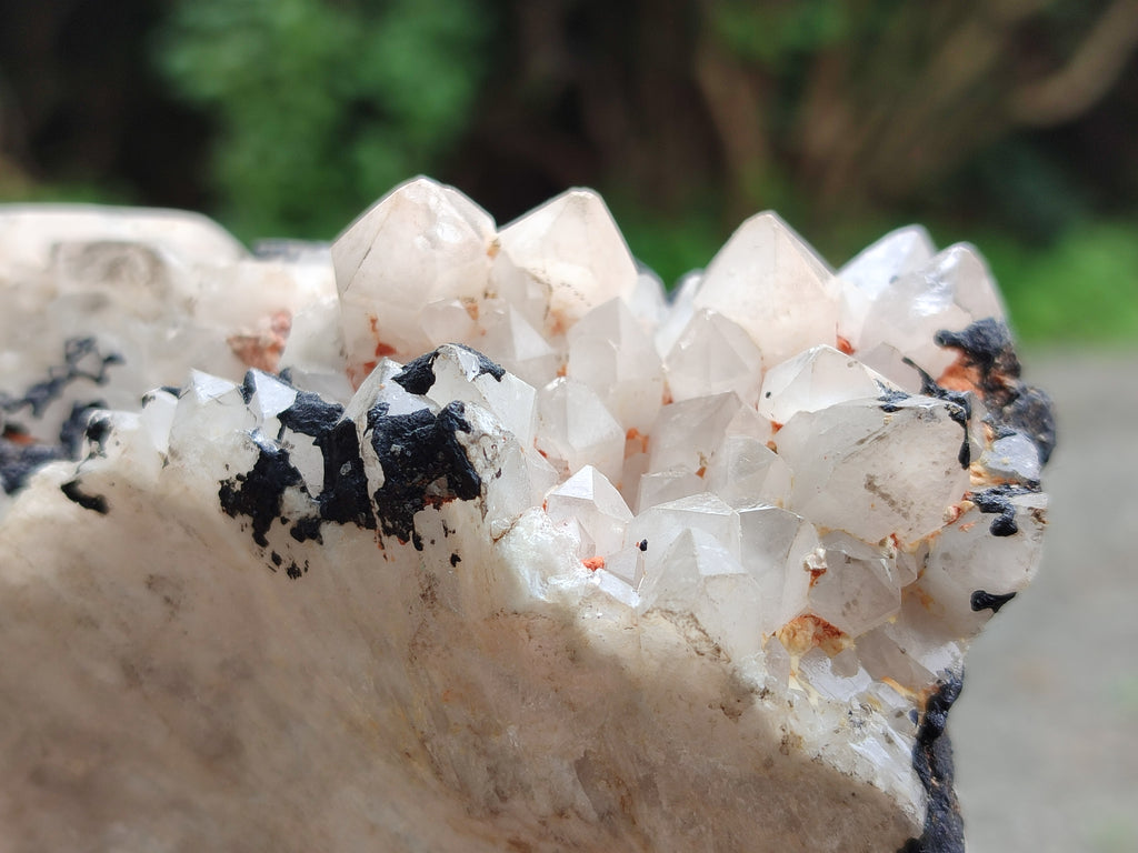 Natural White Cascading Quartz Clusters x 3 From Madagascar - Toprock Gemstones and Minerals 